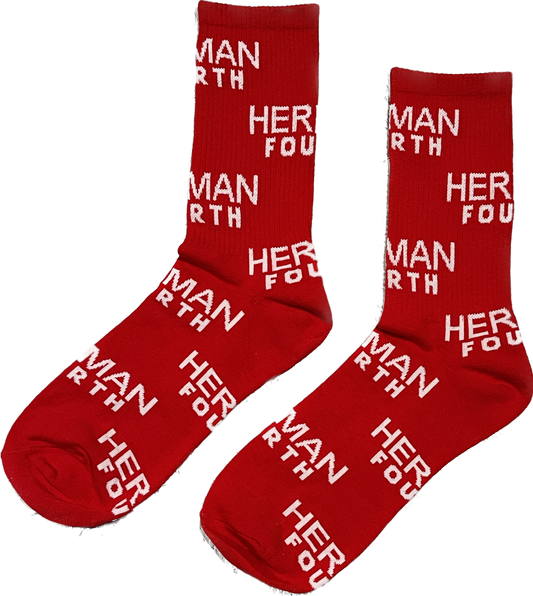 Red & White Classic Socks